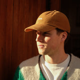 Washed Dad Cap - Brown 6/5/4 Logo