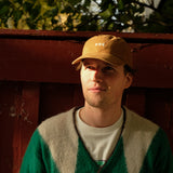 Washed Dad Cap - Brown 6/5/4 Logo