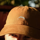 Washed Dad Cap - Brown Wave