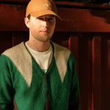 Washed Dad Cap - Brown Wave
