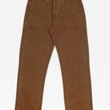 Herringbone Fatique Pant - Brown