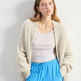 East Cardigan - Powder Snow Melange