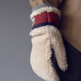 Gloves EM354 - Beige/Wine