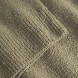 Bloom Boucle Knit - Dusty Olive