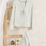 Driftwood Stripe Short - Cream