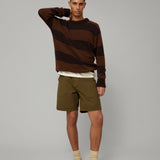 Alpine Knit - Navy/Dark Brown