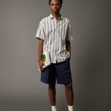 Cosmos Linen Shirt - Blue Stripe