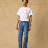 Heath Regular Fit Jeans - Washed Mid Blue