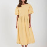 Fraser Dress - Dusty Yellow