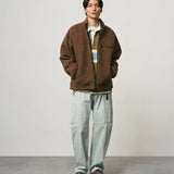 Reversible Sherpa Jacket - Dark Brown/Black
