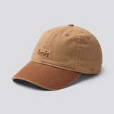 Hawk Washed 2-Tone Cap - Khaki/Brown