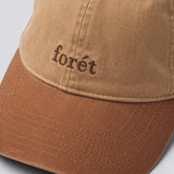 Hawk Washed 2-Tone Cap - Khaki/Brown