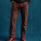 Herringbone Fatique Pant - Brown