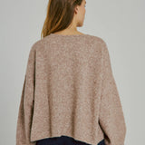 Halli Button Knit Cardigan - Camel