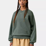 W' Nelson Sweatshirt - Dark Scarab Garment Dyed