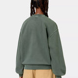 W' Nelson Sweatshirt - Dark Scarab Garment Dyed