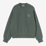 W' Nelson Sweatshirt - Dark Scarab Garment Dyed
