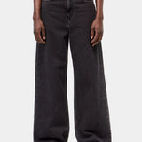 W' Jane Pant - Black Heavy Stone Wash