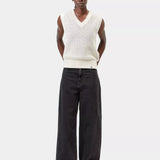 W' Jane Pant - Black Heavy Stone Wash