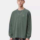 L/S Vista T-Shirt - Dark Scarab Garment Dyed
