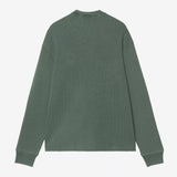L/S Vista Waffle T-Shirt - Dark Scarab Garment Dyed