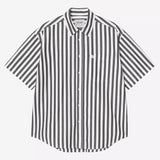 S/S Royce Shirt - Royce Stripe/Graphite White
