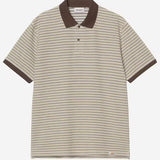S/S Dion Polo - Dion Stripe/Wax