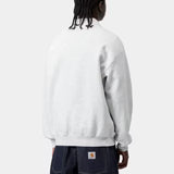 Wip Label Polo Sweat - Ash Heather