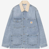 Warren Chore Coat - Blue/Dusty H Brown