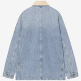 Warren Chore Coat - Blue/Dusty H Brown