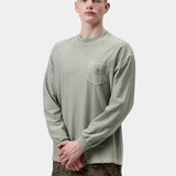L/S Loose Pocket T-Shirt - Shady Green