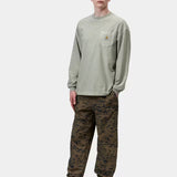 L/S Loose Pocket T-Shirt - Shady Green