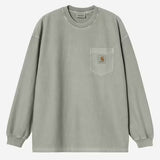 L/S Loose Pocket T-Shirt - Shady Green