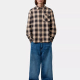 L/S Dayne Shirt - Dayne Check, Shady Purple Nan