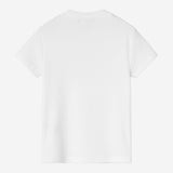 W' S/S Small Heart Patch T-Shirt - White / Black Nan
