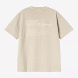S/S Boxed T-Shirt - Fleur De Sel Garment Dyed