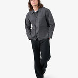 Organic Workwear Jacket - Lava Grey