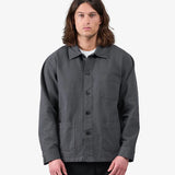 Organic Workwear Jacket - Lava Grey