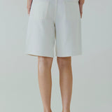 Kenzina Denim Shorts - White Wash