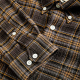 Bastos Baggy Button Down - Browns Checks