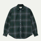 Carvalho Baggy Oversized Shirt - Dark Green Checks