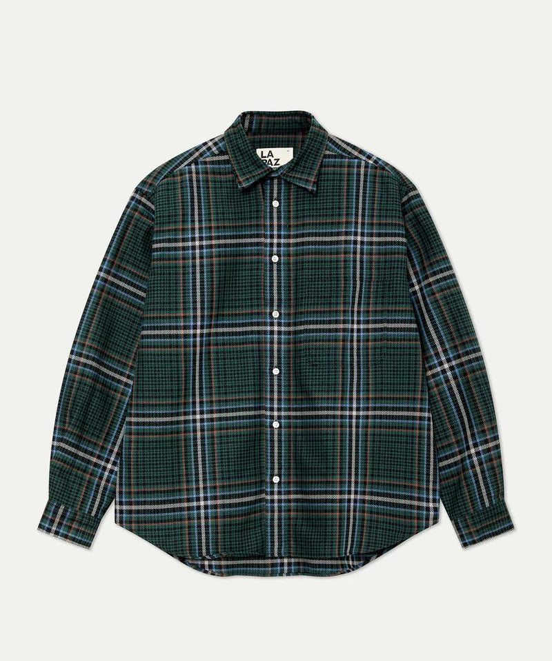 La Paz – Carvalho Baggy Oversized Shirt - Dark Green Checks La Paz – Carvalho Baggy Oversized Shirt - Dark Green Checks