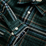 Carvalho Baggy Oversized Shirt - Dark Green Checks