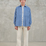 Carvalho Baggy Oversized Shirt - Blue