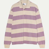 Sequeira Longsleeve Polo - Grape/Beige
