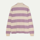 Sequeira Longsleeve Polo - Grape/Beige