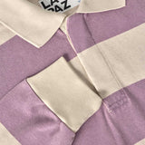 Sequeira Longsleeve Polo - Grape/Beige