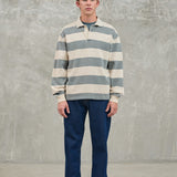 Sequeira Longsleeve Polo - Green/Beige