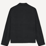 Baptista Linen Worker Jacket - Smoked Pearl