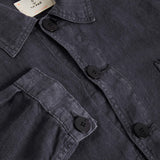 Baptista Linen Worker Jacket - Smoked Pearl